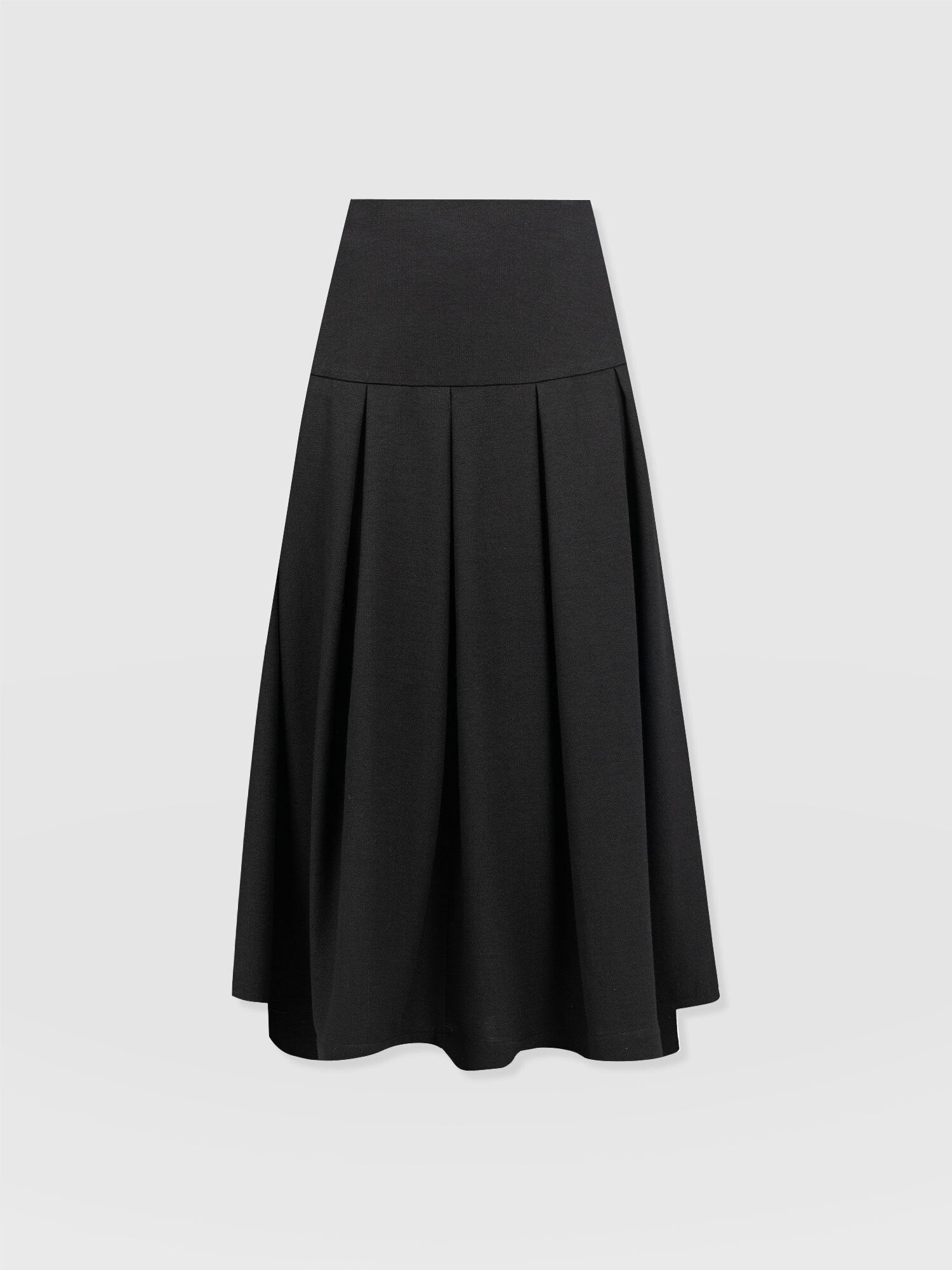 Everly Pleated Skirt - Black - Women's Skirts | Saint + Sofia? USA